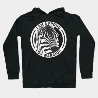 Ehlers Danlos Awareness Proud EDS Warrior Zebra Hoodie